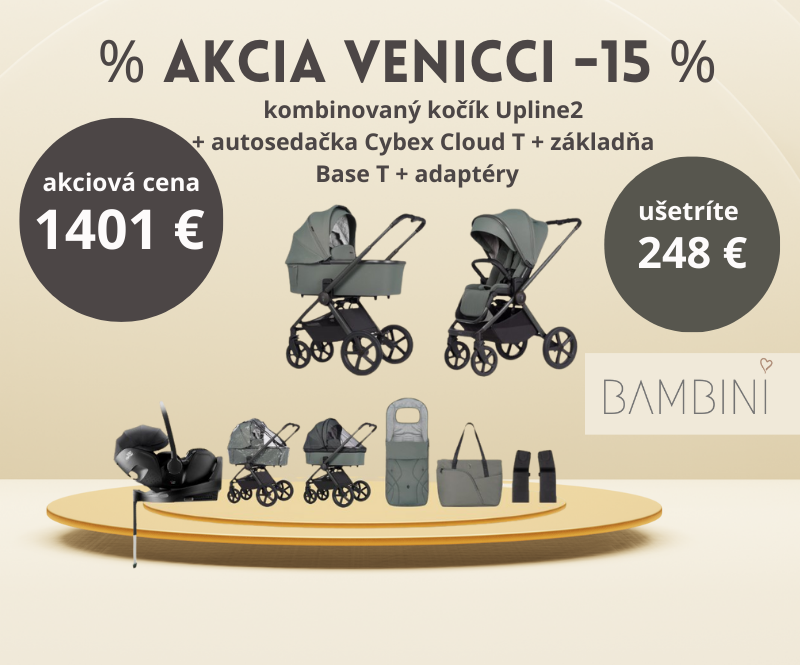 a akcia kocik venicci tinum upline s autosedackou cybex cloud t a základnou base t